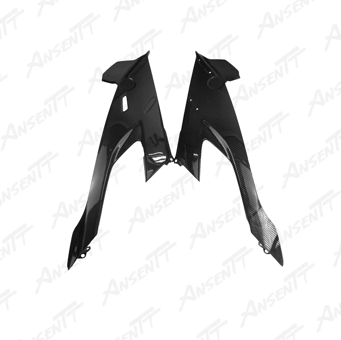 Carbon Fiber Side Fairing Panels (Pair) for BMW M1000RR 2021-2022 - 2x2 Twill Glossy