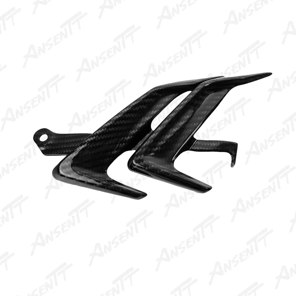 Carbon Fiber Right Side Air Outlet Cover for BMW M1000RR 2021-2022 - 2x2 Twill Glossy