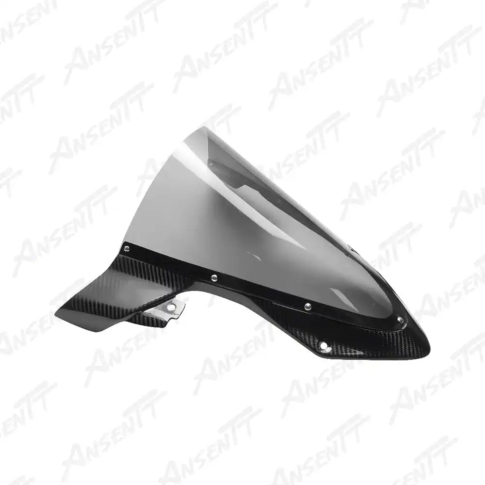 Carbon Fiber Front Windshield for BMW S1000RR 2019-2022, 2x2 Twill Weave (Glossy)