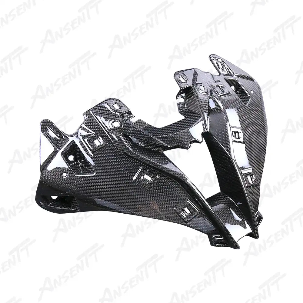 Carbon Fiber Front Air Intake Fairing for BMW S1000RR 2019-2022, 2x2 Twill Weave (Glossy)