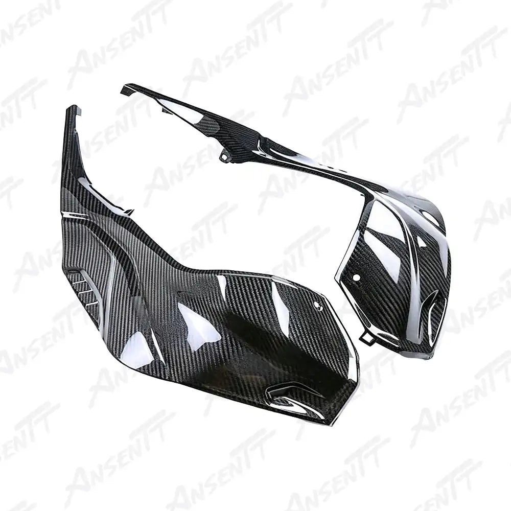 Carbon Fiber Tank Side Fairings (Pair) for BMW M1000RR 2021-2022 - 2x2 Twill Glossy