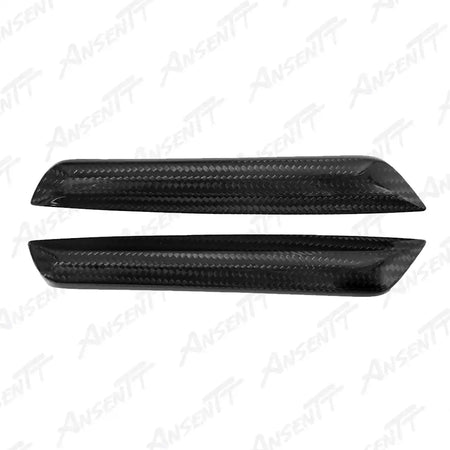 Carbon Fiber Windshield Upper Side Deflector Flaps (Pair) for BMW R1250GS Adventure 2019-2024 - 2x2 Twill Glossy