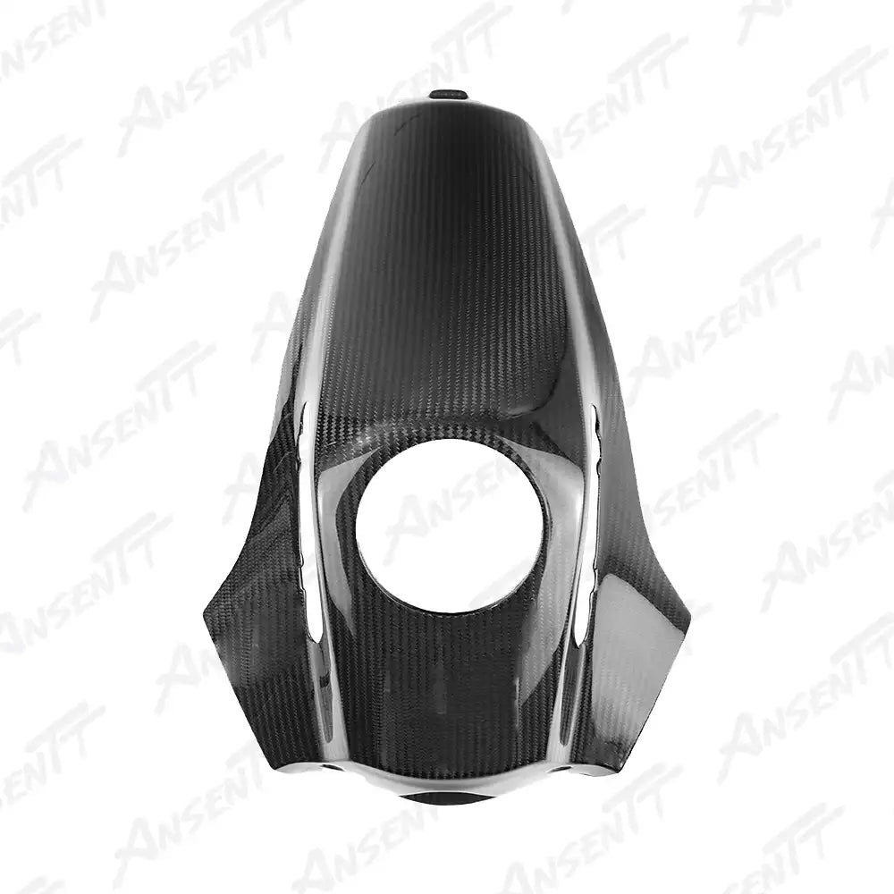 Carbon Fiber Tank Center Panel for BMW R1250GS Adventure 2019-2024 - 2x2 Twill Glossy
