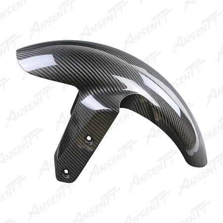 Carbon Fiber Front Fender for BMW R1250RS 2021-2024, 2x2 Twill Weave (Glossy)