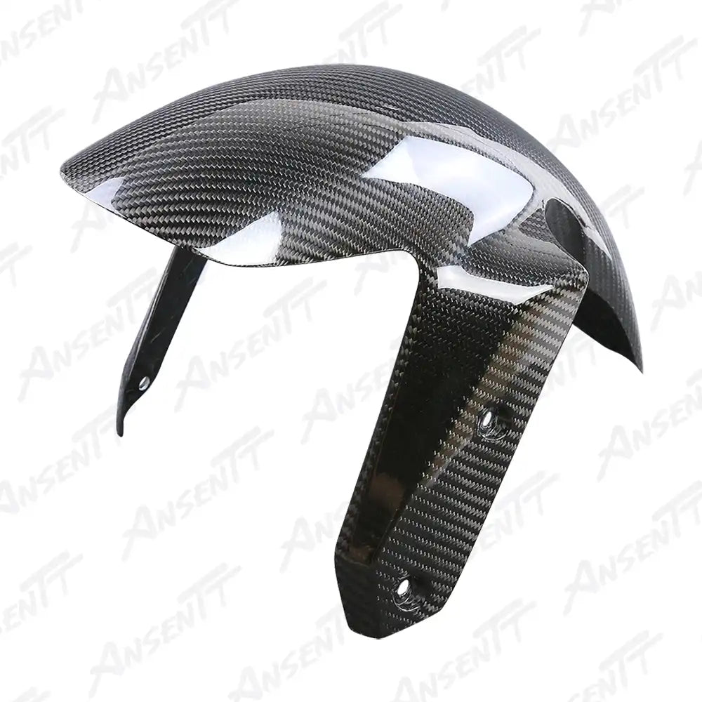 Carbon Fiber Front Fender for BMW R1250RS 2021-2024, 2x2 Twill Weave (Glossy)