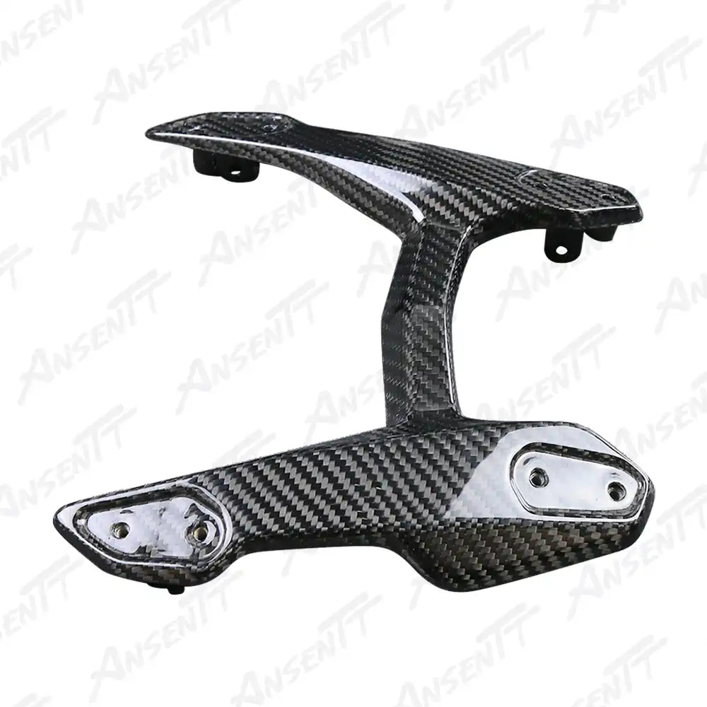 Carbon Fiber Windshield Bracket for BMW R1250RS 2021-2024, 2x2 Twill Weave (Glossy)
