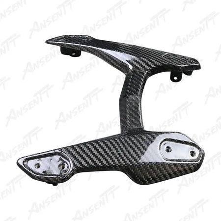 Carbon Fiber Windshield Bracket for BMW R1250RS 2021-2024, 2x2 Twill Weave (Glossy)