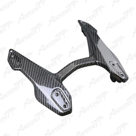 Carbon Fiber Windshield Bracket for BMW R1250RS 2021-2024, 2x2 Twill Weave (Glossy)
