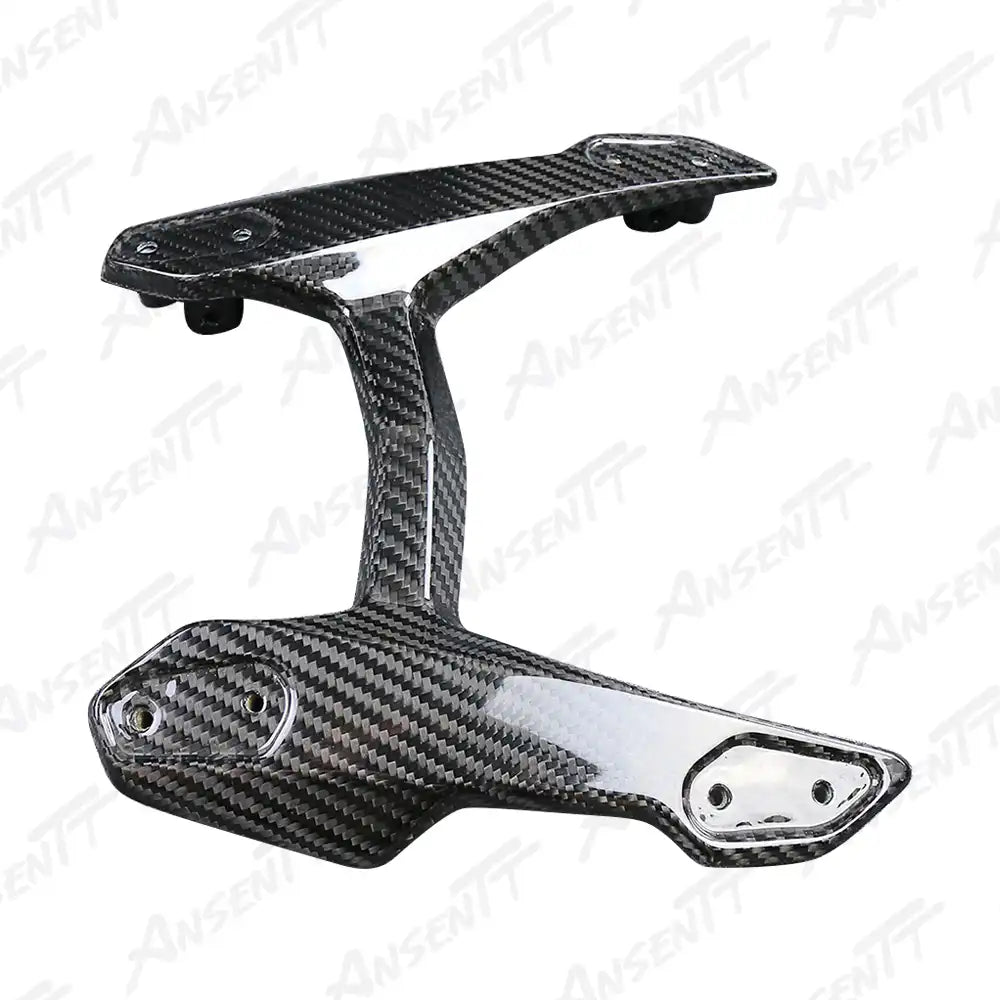 Carbon Fiber Windshield Bracket for BMW R1250RS 2021-2024, 2x2 Twill Weave (Glossy)