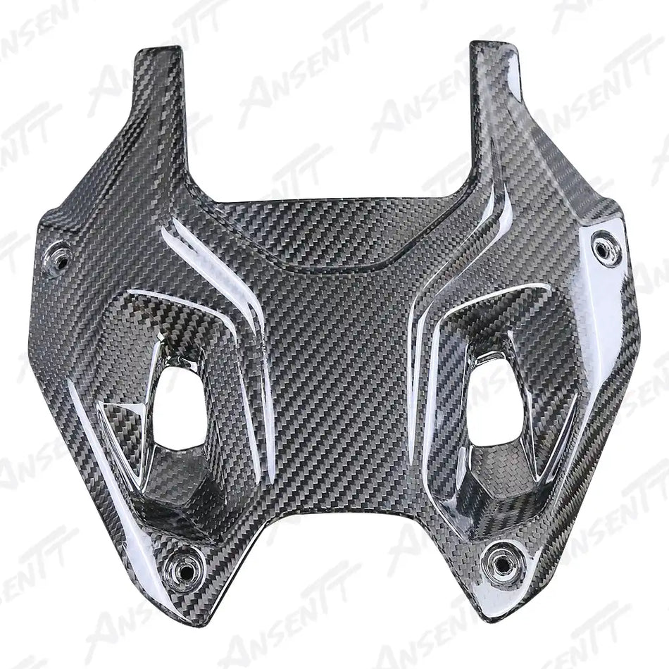 Carbon Fiber Inner Windshield Air Deflector for BMW R1250RS 2021-2024, 2x2 Twill Weave (Glossy)