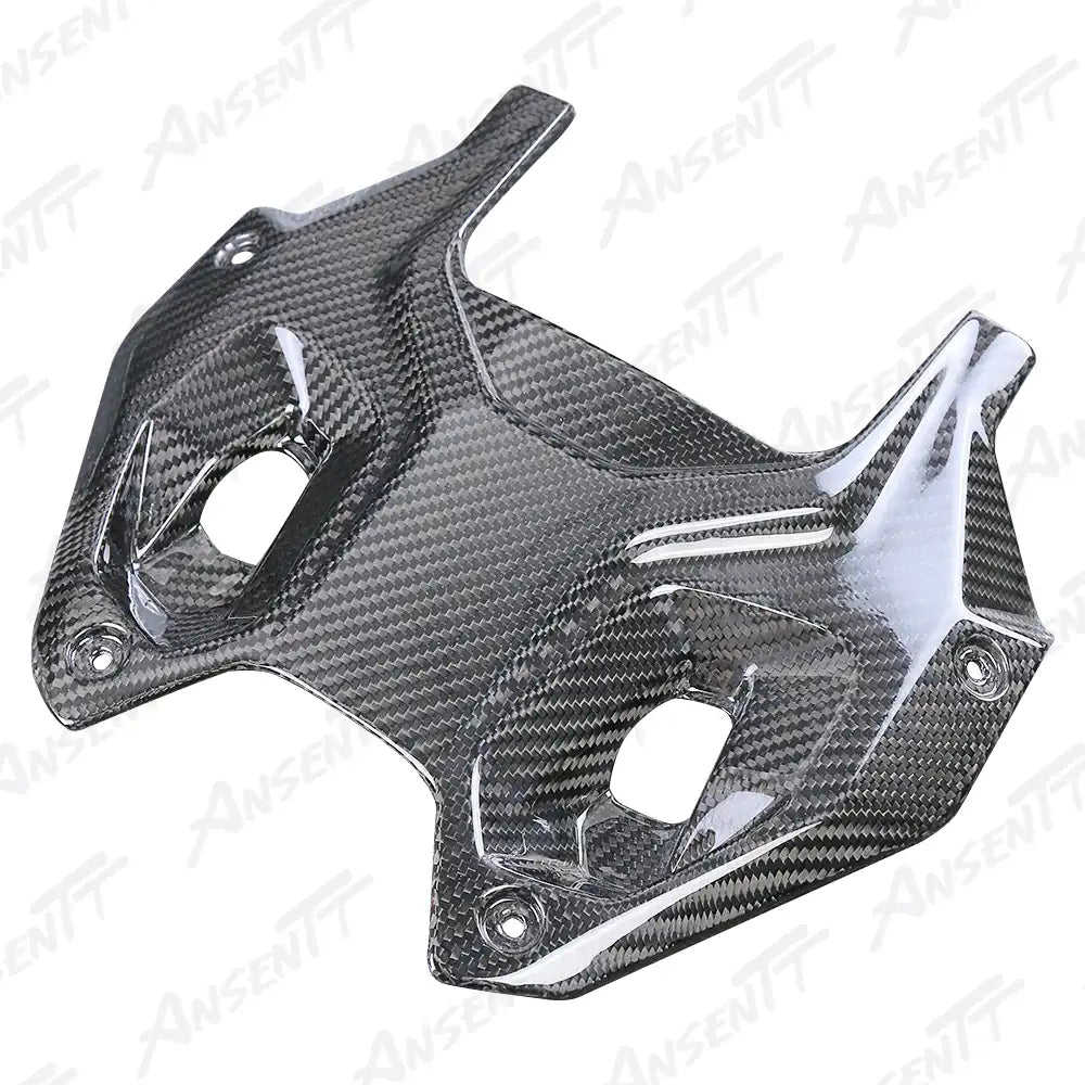 Carbon Fiber Inner Windshield Air Deflector for BMW R1250RS 2021-2024, 2x2 Twill Weave (Glossy)