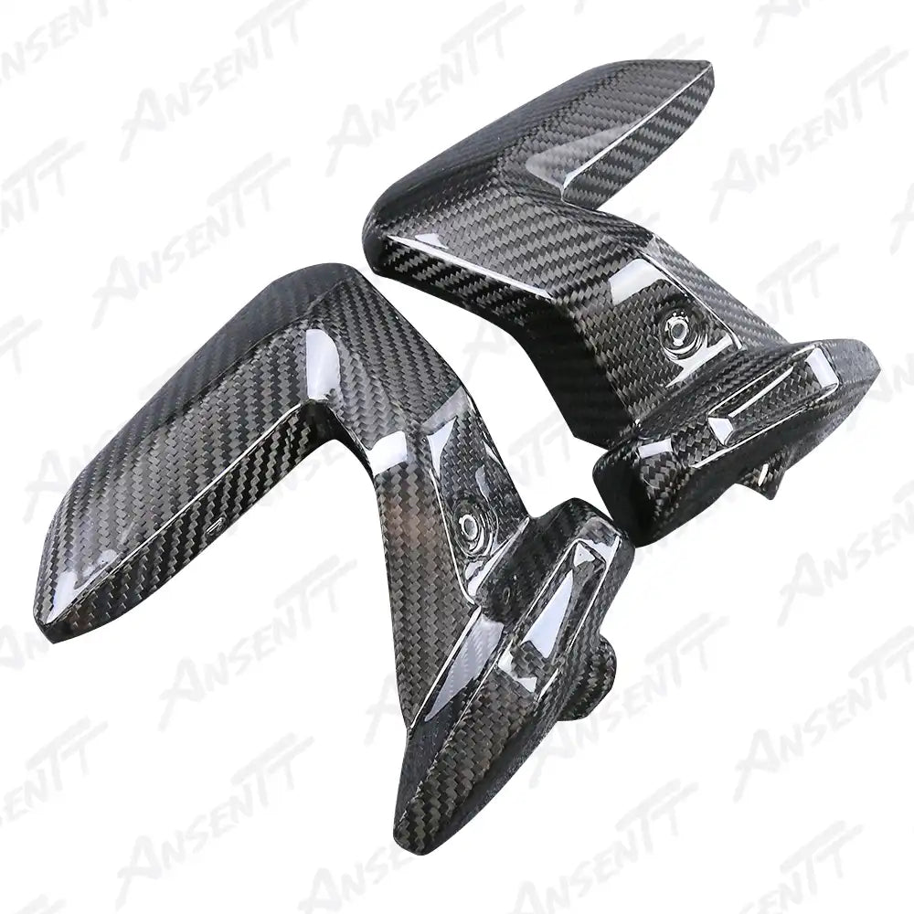 Carbon Fiber Spark Plug Cover (Pair) for BMW R1250RS 2021-2024, 2x2 Twill Weave (Glossy)