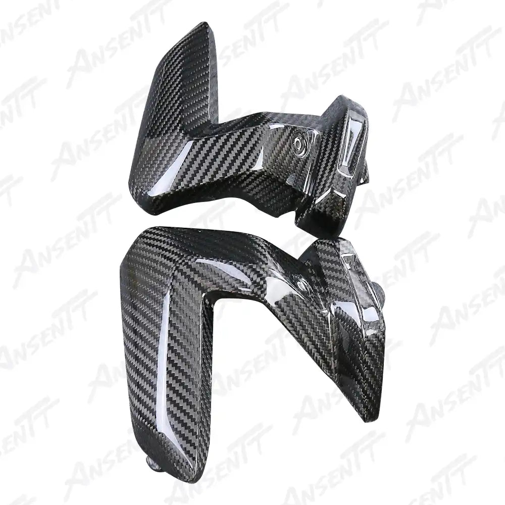 Carbon Fiber Spark Plug Cover (Pair) for BMW R1250RS 2021-2024, 2x2 Twill Weave (Glossy)