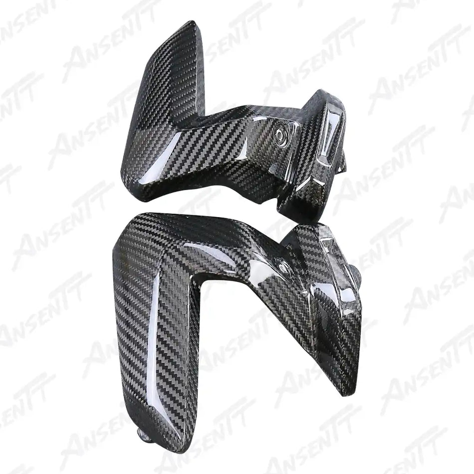Carbon Fiber Spark Plug Cover (Pair) for BMW R1250RS 2021-2024, 2x2 Twill Weave (Glossy)