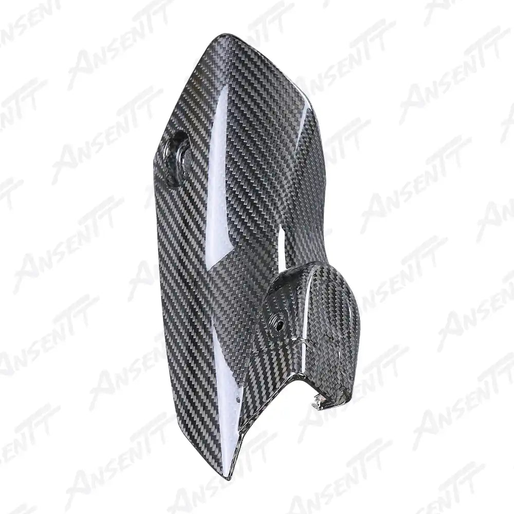 Carbon Fiber Exhaust Cover for BMW R1250RS 2021-2024, 2x2 Twill Weave (Glossy)