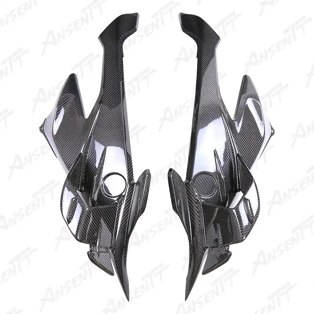 Carbon Fiber Fairing Side Panel (Pair) for BMW S1000RR 2019-2022, 2x2 Twill Weave (Glossy)