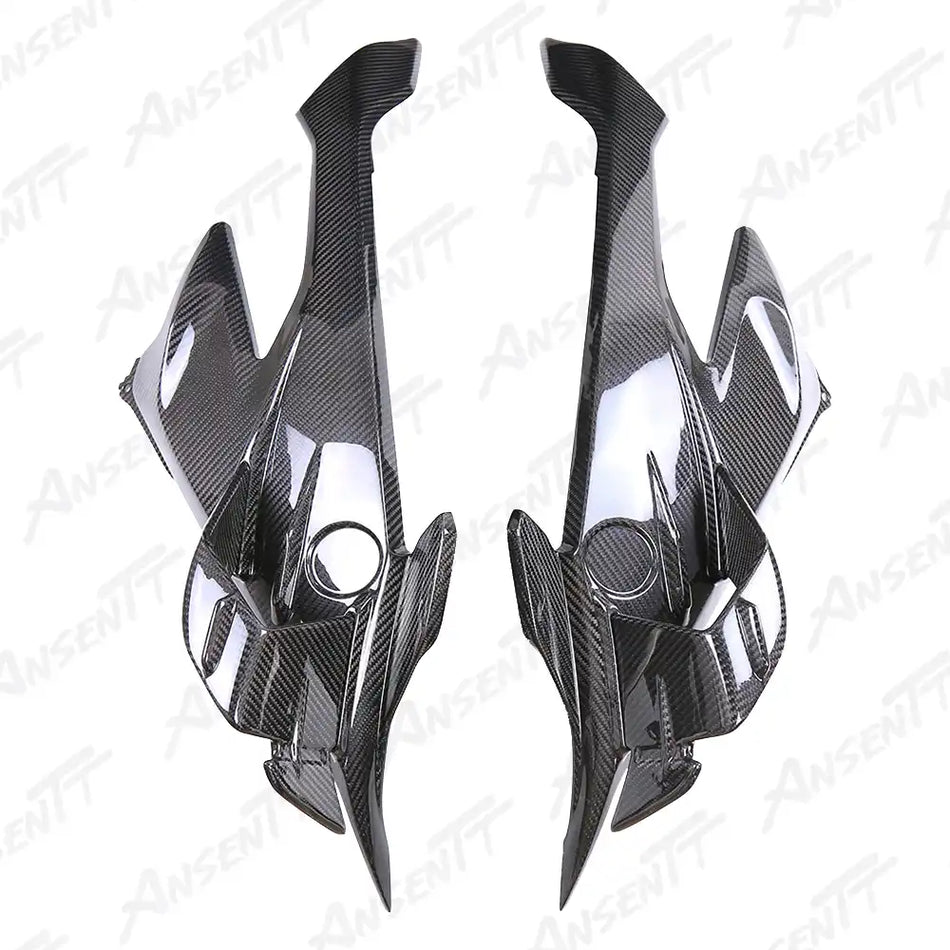 Carbon Fiber Fairing Side Panel (Pair) for BMW S1000RR 2019-2022, 2x2 Twill Weave (Glossy)