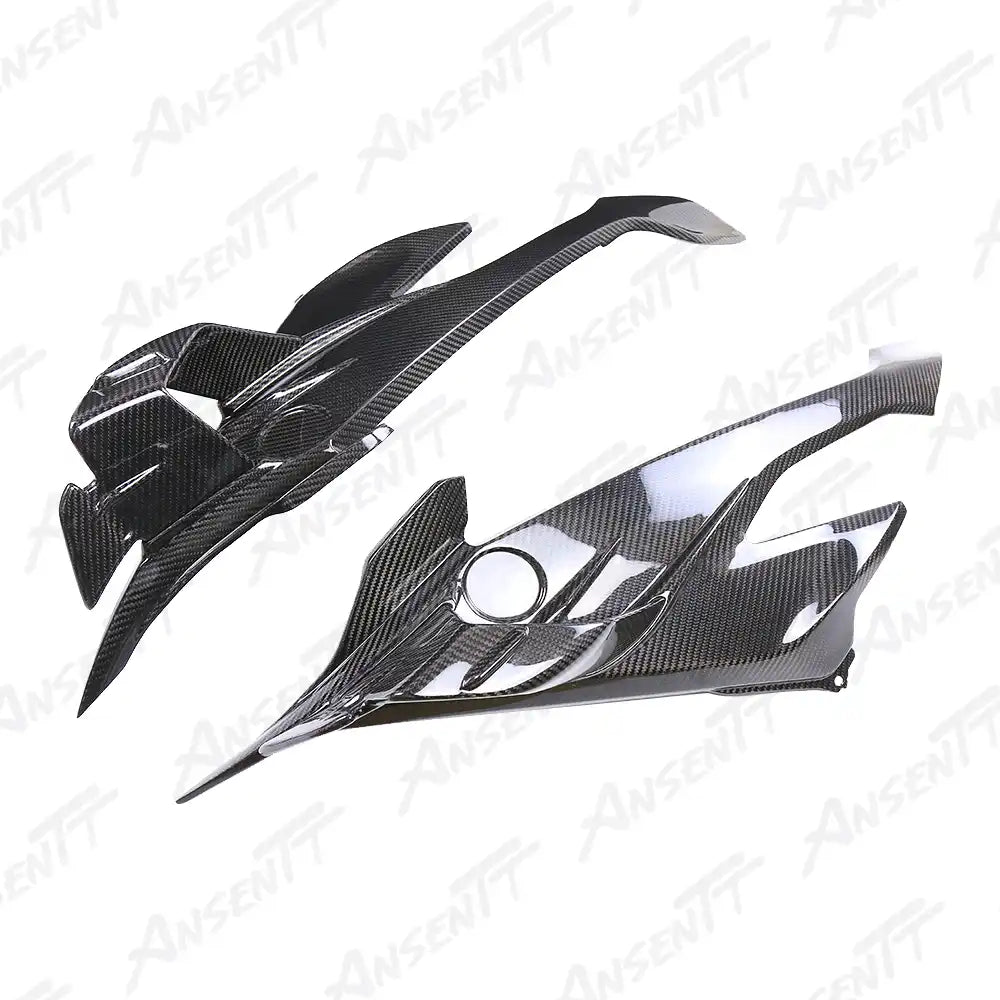 Carbon Fiber Fairing Side Panel (Pair) for BMW S1000RR 2019-2022, 2x2 Twill Weave (Glossy)