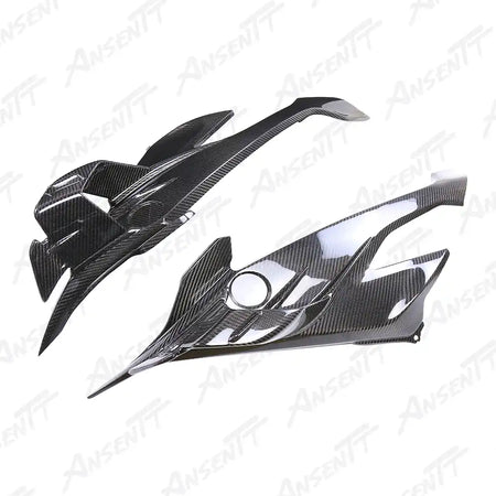 Carbon Fiber Fairing Side Panel (Pair) for BMW S1000RR 2019-2022, 2x2 Twill Weave (Glossy)