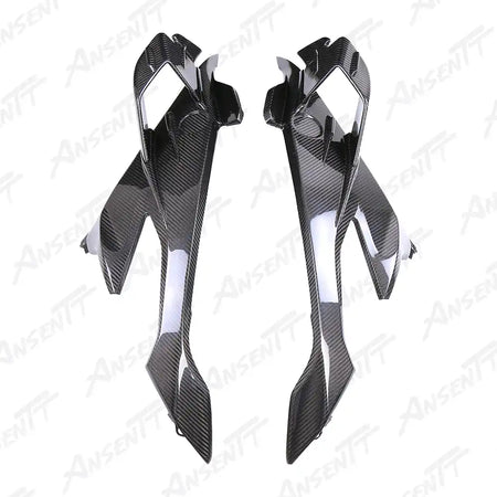 Carbon Fiber Fairing Side Panel (Pair) for BMW S1000RR 2019-2022, 2x2 Twill Weave (Glossy)