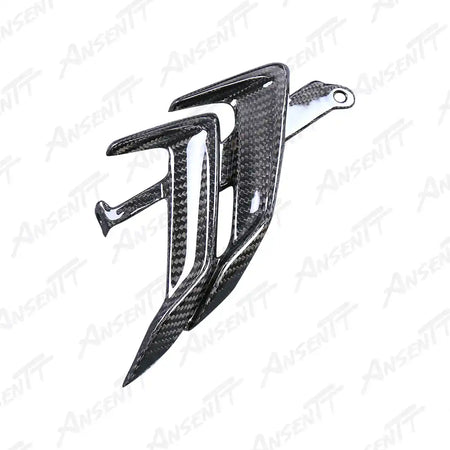 Carbon Fiber Right Small Fairing for BMW S1000RR 2019-2022, 2x2 Twill Weave (Glossy)