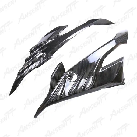 Carbon Fiber Fairing Side Panel (Pair) for BMW S1000RR 2023-2024, 2x2 Twill Weave (Glossy)