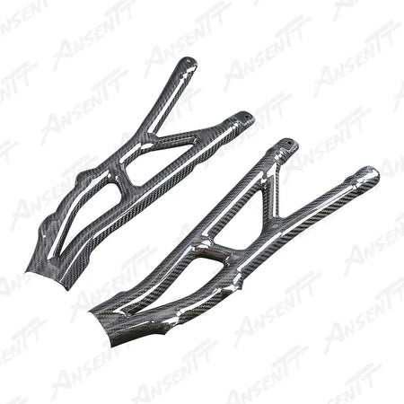 Carbon Fiber Subframe Side Panels (Pair) for BMW S1000RR 2023-2024, 2x2 Twill Weave (Glossy)