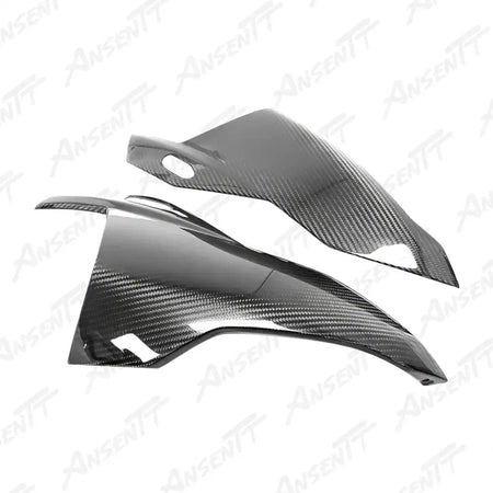 Carbon Fiber Front Fairing Side Panels (Pair) for BMW S1000RR 2023-2024, 2x2 Twill Weave (Glossy)