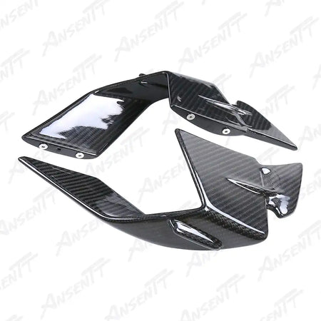 Carbon Fiber Aerodynamic Winglets (Pair) for BMW S1000RR 2023-2024, 2x2 Twill Weave (Glossy)