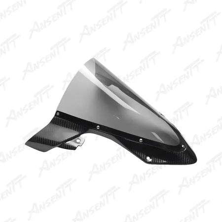 Carbon Fiber Front Windshield for BMW S1000RR 2023-2024, 2x2 Twill Weave (Glossy)