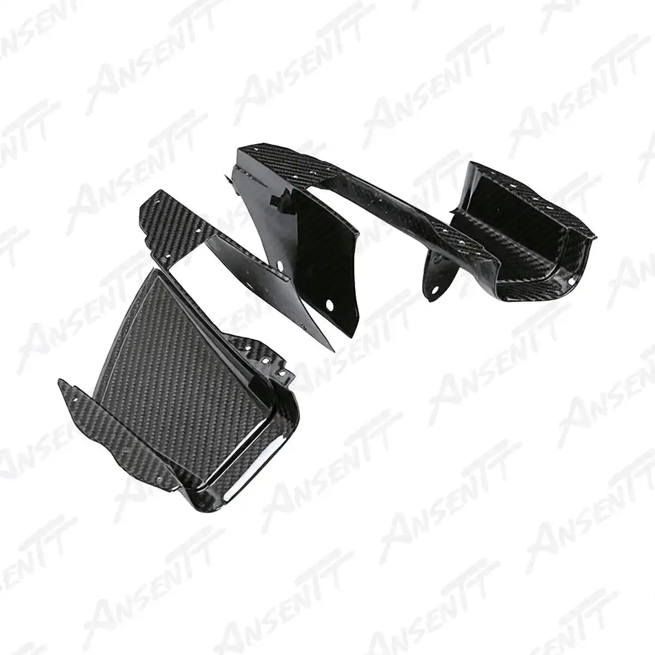 Carbon Fiber Front Nose Air Intake for BMW S1000RR 2023-2024, 2x2 Twill Weave (Glossy)