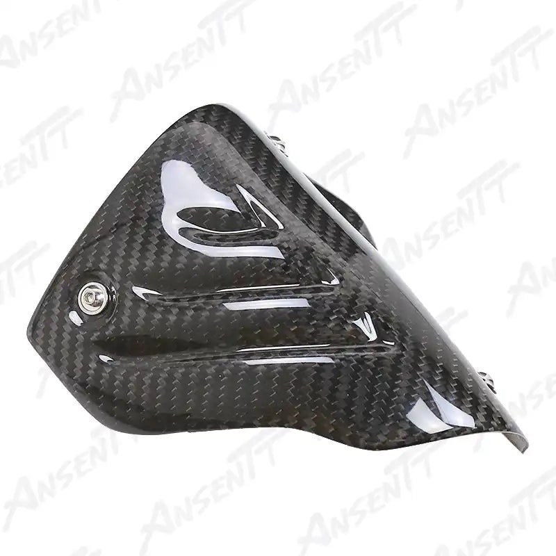 Carbon Fiber Exhaust Heat Shield for BMW S1000RR 2019-2022, 2x2 Twill Weave (Glossy)