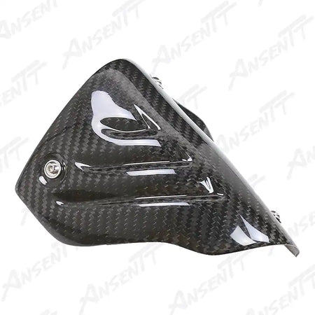 Carbon Fiber Exhaust Heat Shield for BMW S1000RR 2019-2022, 2x2 Twill Weave (Glossy)
