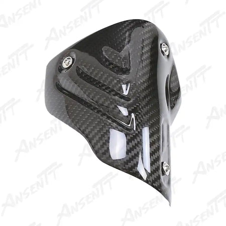 Carbon Fiber Exhaust Heat Shield for BMW S1000RR 2019-2022, 2x2 Twill Weave (Glossy)