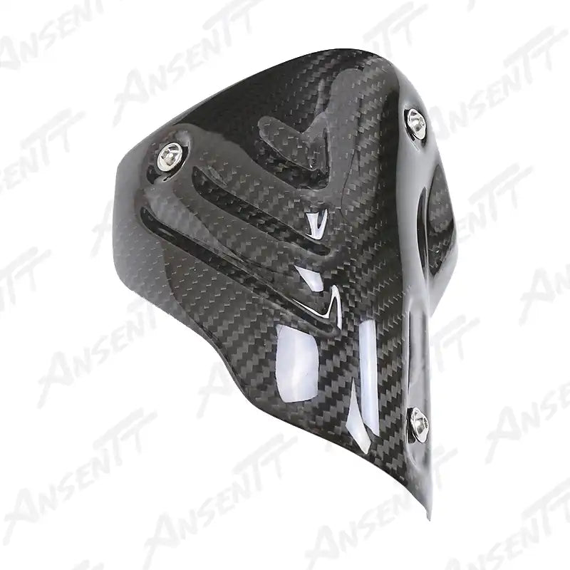 Carbon Fiber Exhaust Heat Shield for BMW S1000RR 2019-2022, 2x2 Twill Weave (Glossy)