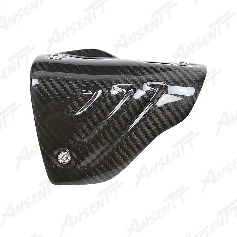 Carbon Fiber Exhaust Heat Shield for BMW S1000RR 2019-2022, 2x2 Twill Weave (Glossy)