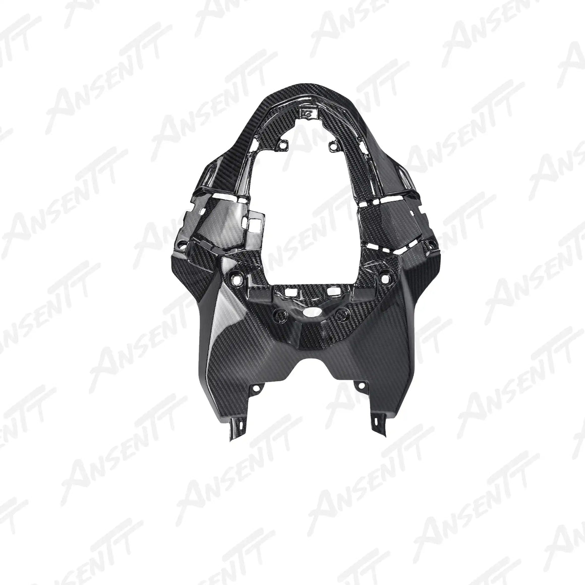 Carbon Fiber Upper Tail Panel for BMW S1000RR 2023-2024, 2x2 Twill Weave (Glossy)