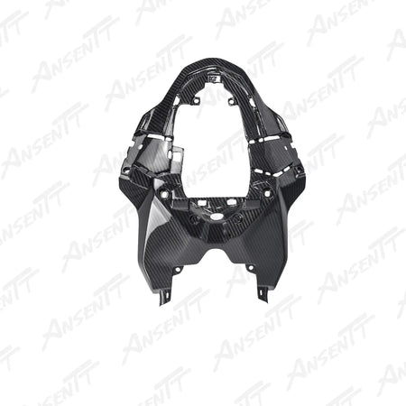 Carbon Fiber Upper Tail Panel for BMW S1000RR 2023-2024, 2x2 Twill Weave (Glossy)