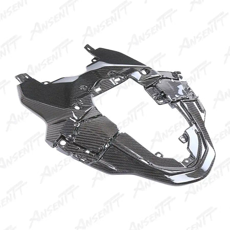 Carbon Fiber Upper Tail Panel for BMW S1000RR 2023-2024, 2x2 Twill Weave (Glossy)
