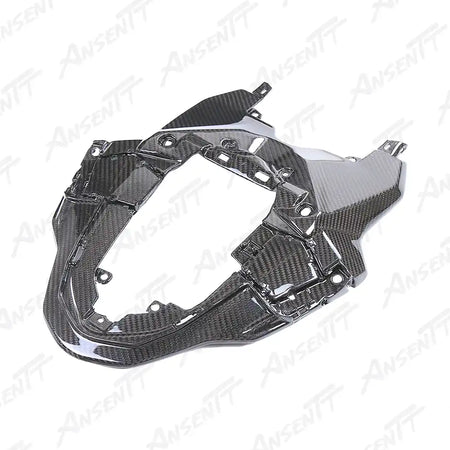 Carbon Fiber Upper Tail Panel for BMW S1000RR 2023-2024, 2x2 Twill Weave (Glossy)
