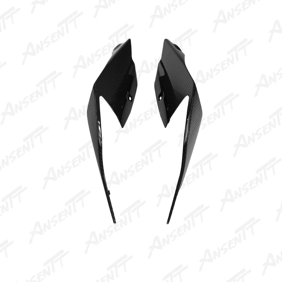 Carbon Fiber Rear Tail Side Cowls (Pair) for BMW S1000RR 2019-2022, 2x2 Twill Weave (Glossy)