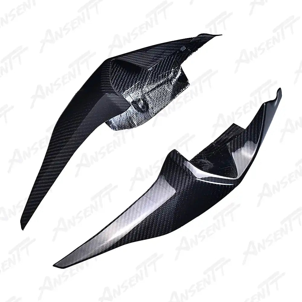 Carbon Fiber Rear Tail Side Cowls (Pair) for BMW S1000RR 2019-2022, 2x2 Twill Weave (Glossy)