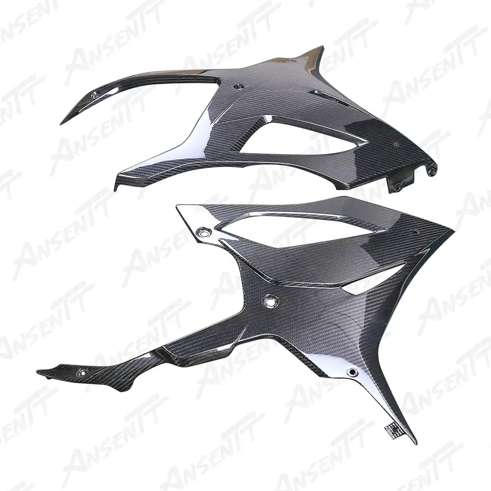 Carbon Fiber Lower Belly Pan for BMW S1000RR 2019-2022, 2x2 Twill Weave (Glossy)
