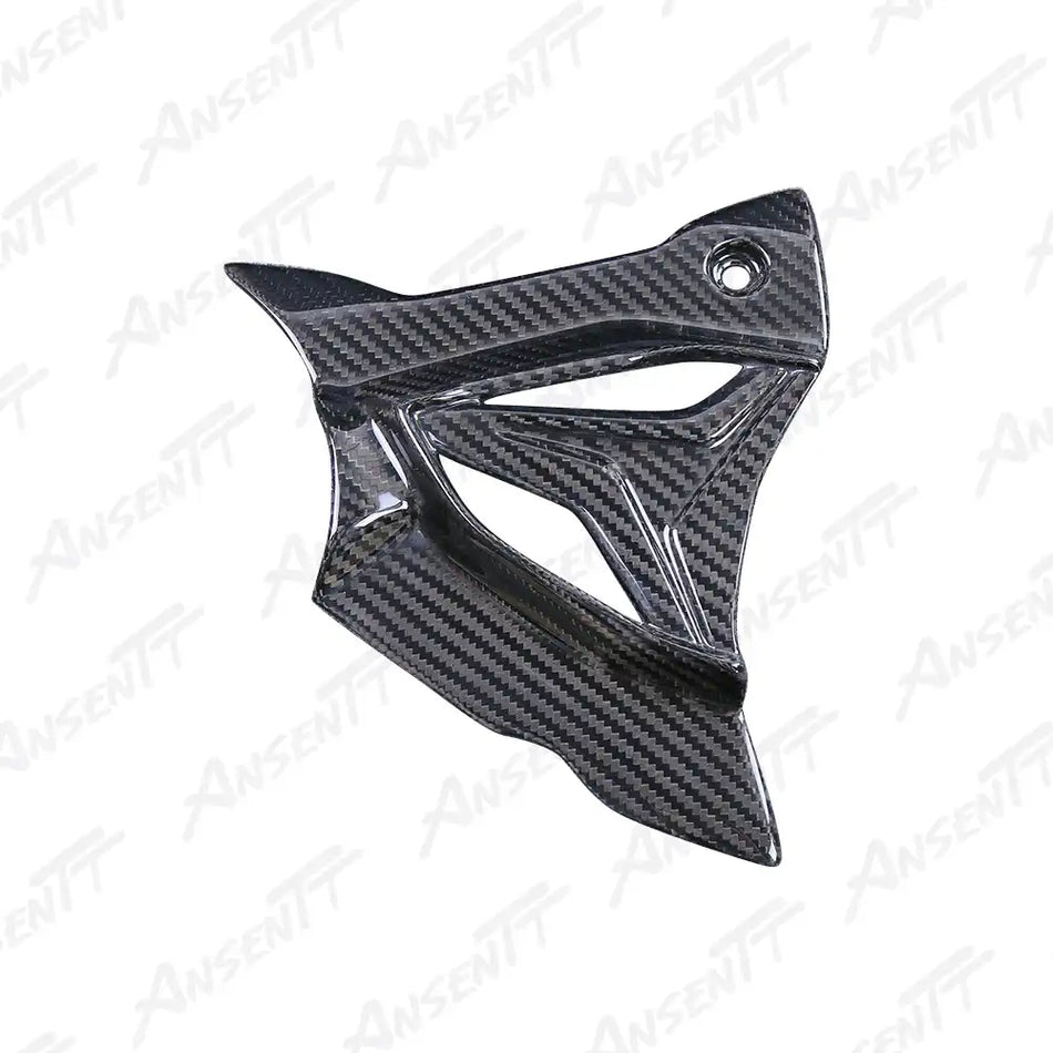 Carbon Fiber Sprocket Cover for BMW S1000RR 2023-2024, 2x2 Twill Weave (Glossy)