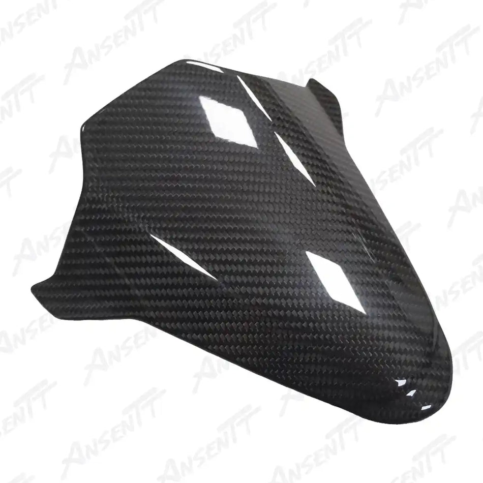 Carbon Fiber Dashboard Windscreen for BMW S1000RR 2023-2024, 2x2 Twill Weave (Glossy)