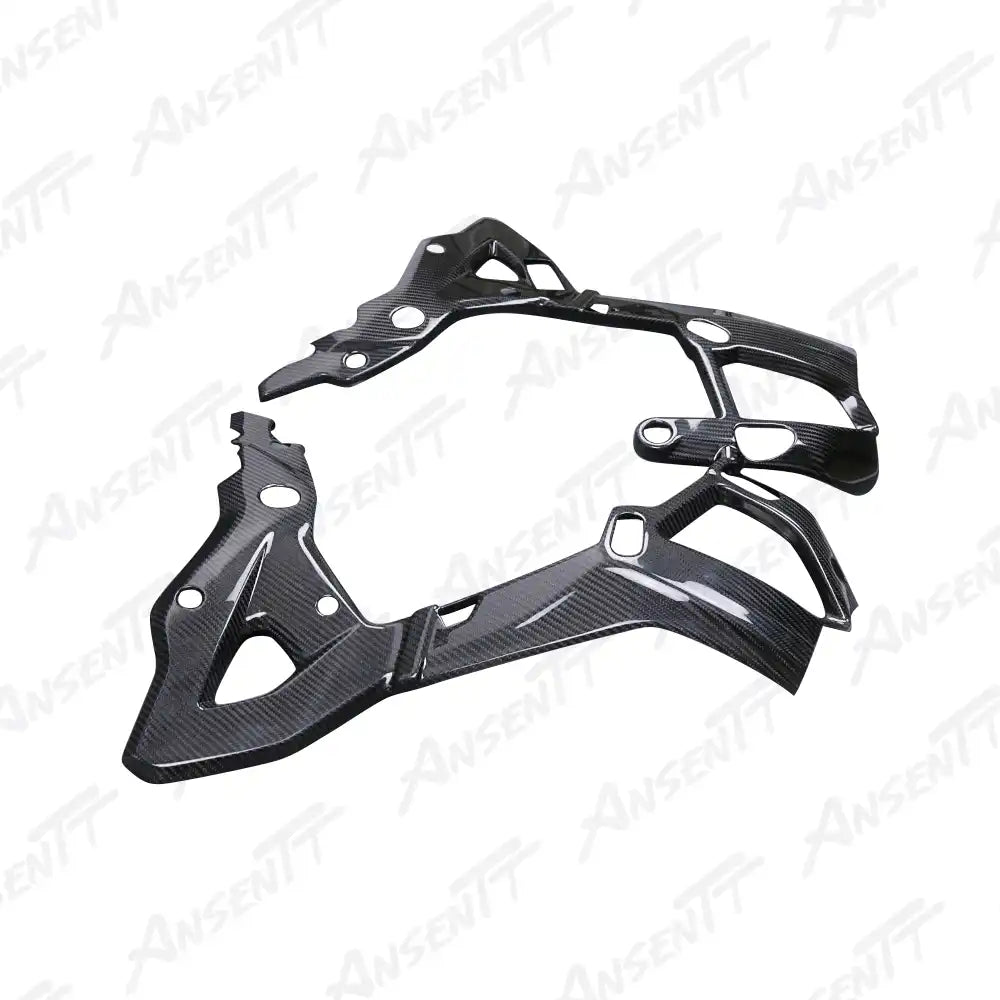 Carbon Fiber Frame Protector Cover for BMW S1000XR 2020-2023, 2x2 Twill Weave (Glossy)