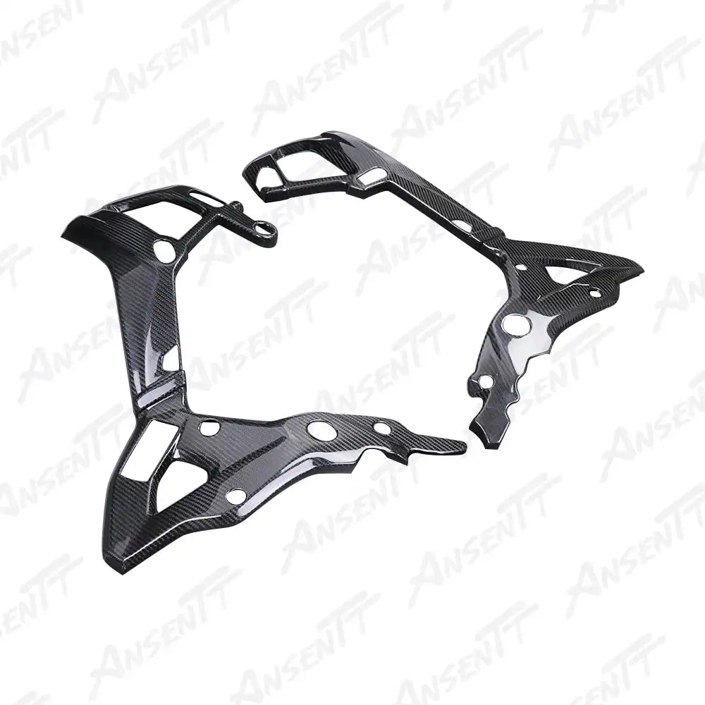 Carbon Fiber Frame Protector Cover for BMW S1000XR 2020-2023, 2x2 Twill Weave (Glossy)