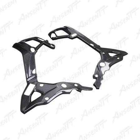 Carbon Fiber Frame Protector Cover for BMW S1000XR 2020-2023, 2x2 Twill Weave (Glossy)