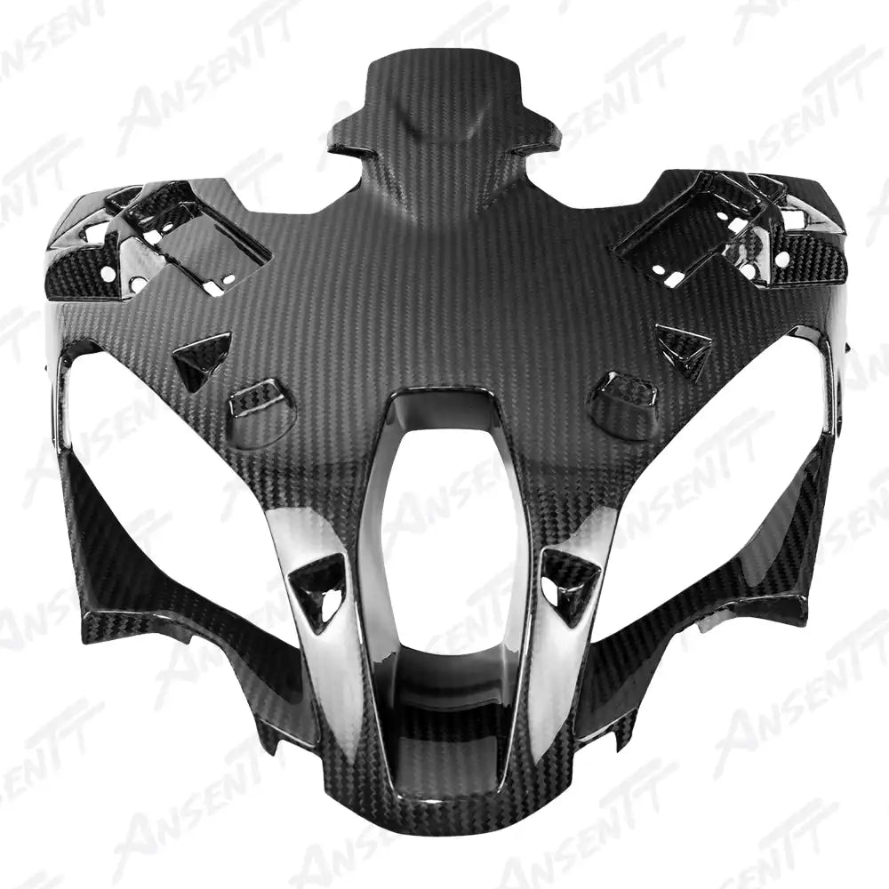 Carbon Fiber Front Nose Headlight Fairing for BMW S1000XR 2020-2023, 2x2 Twill Weave (Glossy)