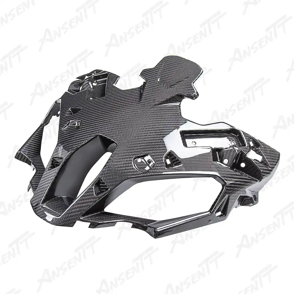 Carbon Fiber Front Nose Headlight Fairing for BMW S1000XR 2020-2023, 2x2 Twill Weave (Glossy)